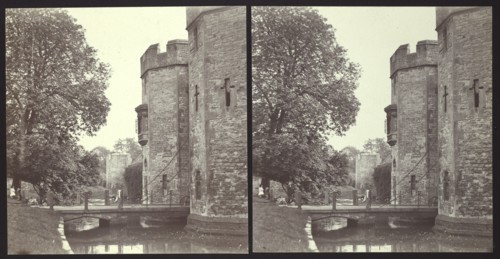 Bishop's Palace, Wells, Mendip, Somerset, 1913. Creator: Walter Edward Zehetmayr.