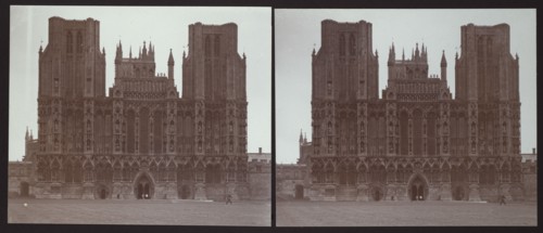 Wells Cathedral, Cathedral Green, Wells, Mendip, Somerset, 1913. Creator: Walter Edward Zehetmayr.