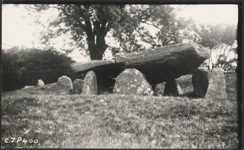 Arthur's Stone, Arthur's Stone Lane, Dorstone, Herefordshire, 1929. Creator: Royal Commission on the Historical Monuments of England.