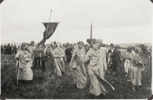 Gorsedh Kernow, Castle Killibury Camp, Egloshayle, Cornwall, 1936. Creator: Unknown.