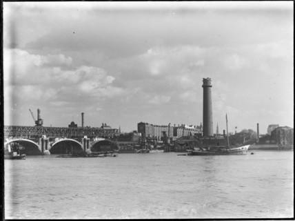 Shot Tower and Lead Works, Belvedere Road, Lambeth, Greater London Authority, 1936. Creator: Charles William  Prickett.