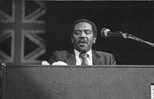 Jimmy Smith, Philip Morris Jazz. Festival. Dominion Theatre. London, Nov 1985. Creator: Brian O'Connor.