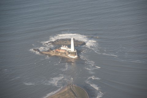 St Mary's Lighthouse, decommissioned in 1984, North Tyneside, 2015. Creator: Historic England.