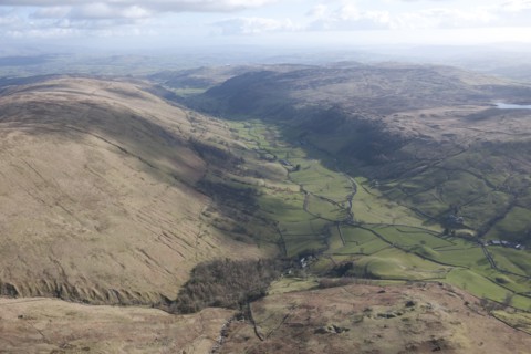 Longsleddale from the north, Cumbria, 2015. Creator: Historic England.