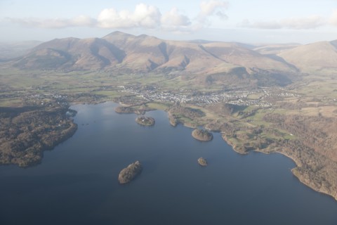 Derwent Water, Keswick and Skiddaw, Cumbria, 2015. Creator: Historic England.