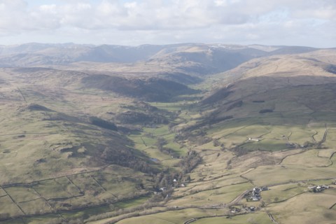Longsleddale from the south, Cumbria, 2015. Creator: Historic England.