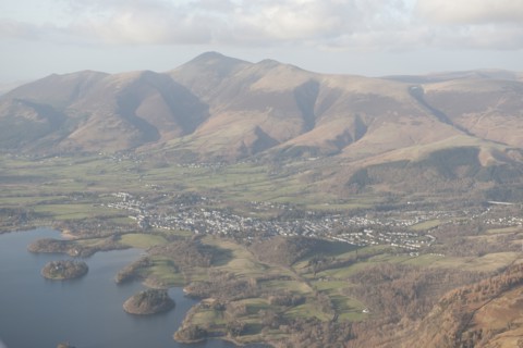 Keswick and Skiddaw, Cumbria, 2015. Creator: Historic England.