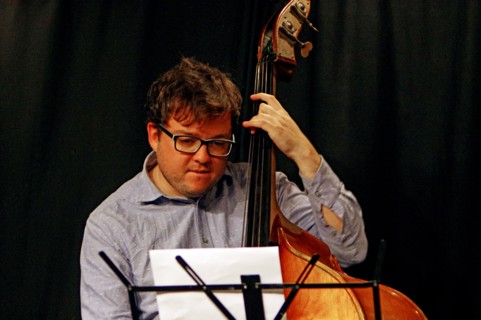 Conor Chaplin, Ari Hoenig Trio, Verdict Jazz Club, Brghton, East Sussex, 6th Oct. 2021. Creator: Brian O'Connor.