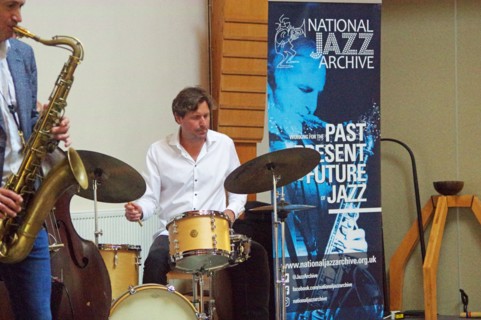Wesley Gibbens, Darius Brubeck Quartet, NJA Fundraiser, Loughton Methodist Church, Essex, Sep 2021. Creator: Brian O'Connor.