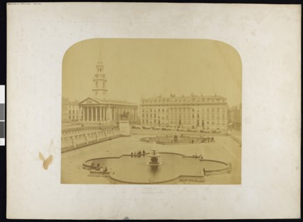 Trafalgar Square, St James, Westminster, Greater London Authority, 1856-1859. Creator: Roger Fenton.