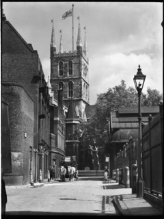 Southwark Cathedral, Montague Close, Southwark, Greater London Authority, 1930s. Creator: Charles William  Prickett.