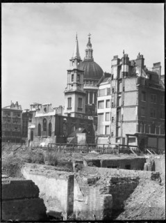 St Paul's Cathedral, St Paul's Churchyard, City of London, City of London, GLA, 1941-1945. Creator: Charles William  Prickett.