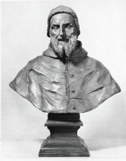Posthumous Bust of Pope Pius V, c. 1650. Creator: Unknown.
