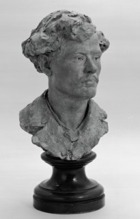 Bust of a Young Man, 1870/75. Creator: Jean Alexandre Joseph Falguiere.