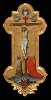 Processional Cross with Saint Mary Magdalene and a Blessed Hermit, 1392/95. Creator: Lorenzo Monaco.