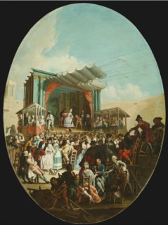 An Italian Comedy in Verona, 1772. Creator: Marco Marcola.