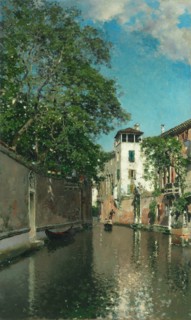 Canal in Venice, 1880s. Creator: Martín Rico y Ortega.