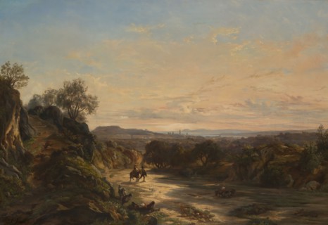 Sur la route de Nice, About 1844. Creator: Paul Huet.