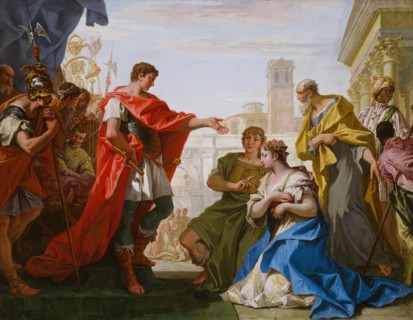 The Continence of Scipio, c. 1706. Creator: Sebastiano Ricci.