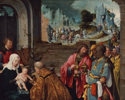 The Adoration of the Magi, 1515/25. Creator: Workshop of Cornelis Engebrechtsz..