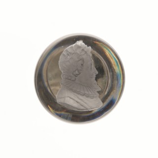 Paperweight, United States, c. 1846-55. Creator: Unknown.