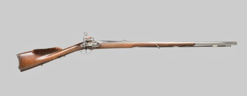 Flintlock Fowling Gun with Miquelet Lock, Madrid, 1750. Creator: Augustin Hortiz.