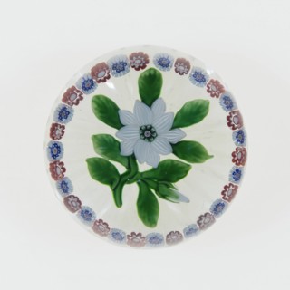 Paperweight, Lunéville, c. 1848-55. Creator: Baccarat Glasshouse.