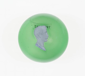Paperweight, Lunéville, c. 1846-55. Creator: Baccarat Glasshouse.