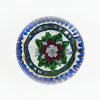 Paperweight, Lunéville, c. 1848-55. Creator: Baccarat Glasshouse.