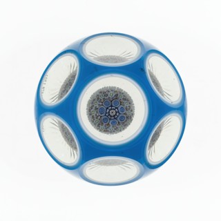 Paperweight, Lunéville, c. 1848-55. Creator: Baccarat Glasshouse.