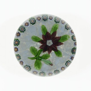 Paperweight, Lunéville, c. 1848-55. Creator: Baccarat Glasshouse.