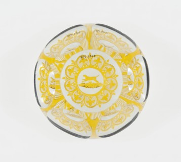 Paperweight, Lunéville, c. 1848-60. Creator: Baccarat Glasshouse.