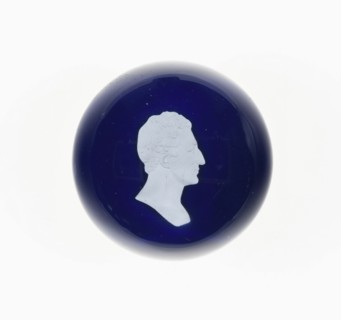 Paperweight, Lunéville, c. 1846-55. Creator: Baccarat Glasshouse.