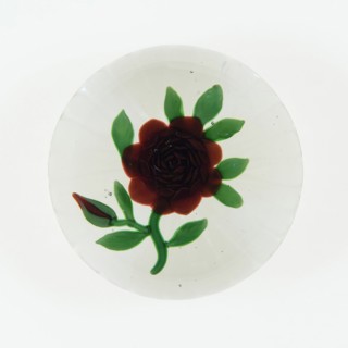 Paperweight, Lunéville, c. 1848-55. Creator: Baccarat Glasshouse.