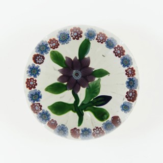 Paperweight, Lunéville, c. 1848-55. Creator: Baccarat Glasshouse.