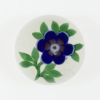 Paperweight, Baccarat, c. 1845-60. Creator: Baccarat Glasshouse.