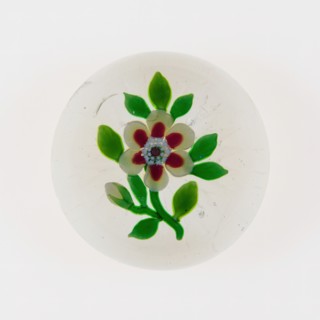 Paperweight, Baccarat, c. 1848-55. Creator: Baccarat Glasshouse.