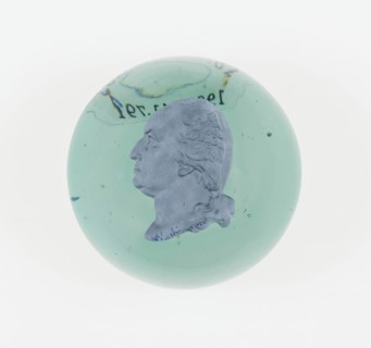 Paperweight, Baccarat, Mid 19th century. Creator: Baccarat Glasshouse.