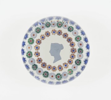 Paperweight, Baccarat, Mid 19th century. Creator: Baccarat Glasshouse.