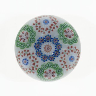 Paperweight, Baccarat, c. 1845-60. Creator: Baccarat Glasshouse.
