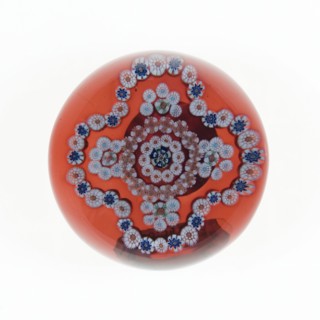 Paperweight, Baccarat, c. 1845-60. Creator: Baccarat Glasshouse.