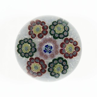 Paperweight, Baccarat, c. 1845-60. Creator: Baccarat Glasshouse.