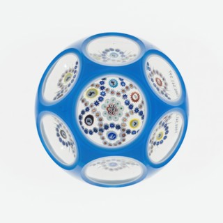 Paperweight, Baccarat, c. 1845-60. Creator: Baccarat Glasshouse.