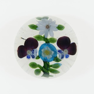 Paperweight, Baccarat, c. 1845-60. Creator: Baccarat Glasshouse.