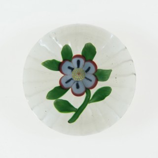 Paperweight, Baccarat, c. 1845-60. Creator: Baccarat Glasshouse.