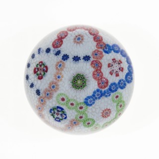 Paperweight, France, c. 1845/60. Creator: Baccarat Glasshouse.