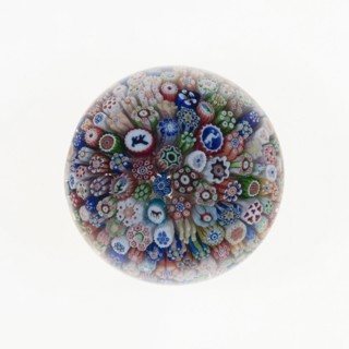 Paperweight, France, c. 1845/60. Creator: Baccarat Glasshouse.