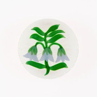 Paperweight, France, c. 1845/60. Creator: Baccarat Glasshouse.