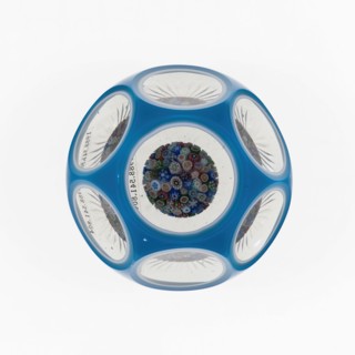 Paperweight, Baccarat, c. 1845-60. Creator: Baccarat Glasshouse.