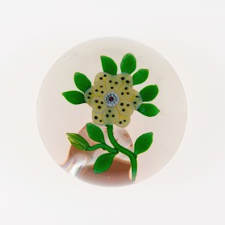 Paperweight, Baccarat, c. 1845-60. Creator: Baccarat Glasshouse.